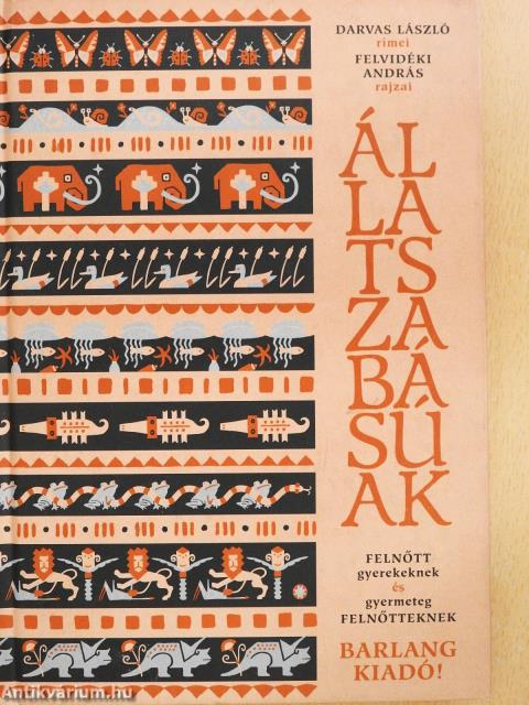 Állatszabásúak (dedikált példány)