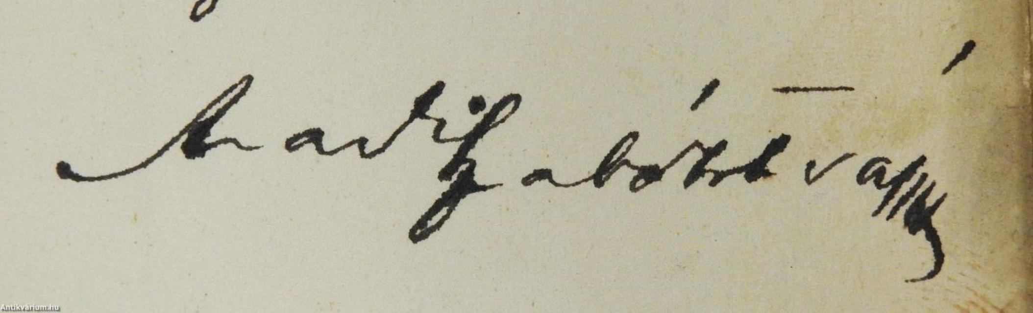 A szenvedők királya (dedikált példány)