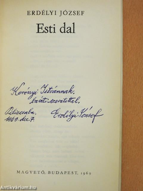 Esti dal (dedikált példány)