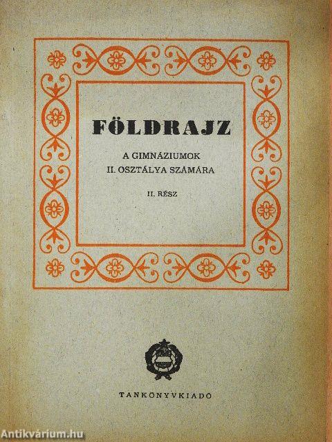 Földrajz II. 