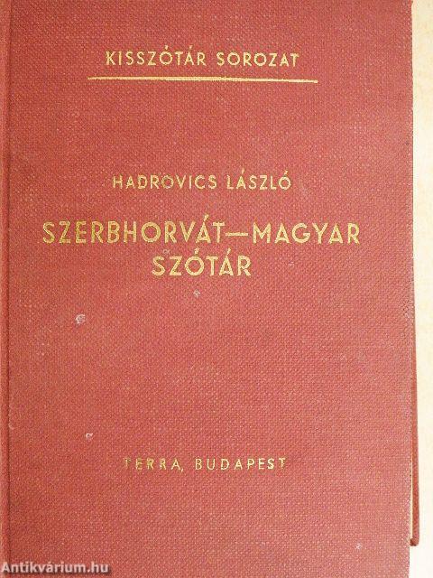 Szerbhorvát-magyar szótár