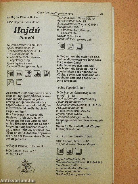 Idegenforgalmi Almanach 1991.