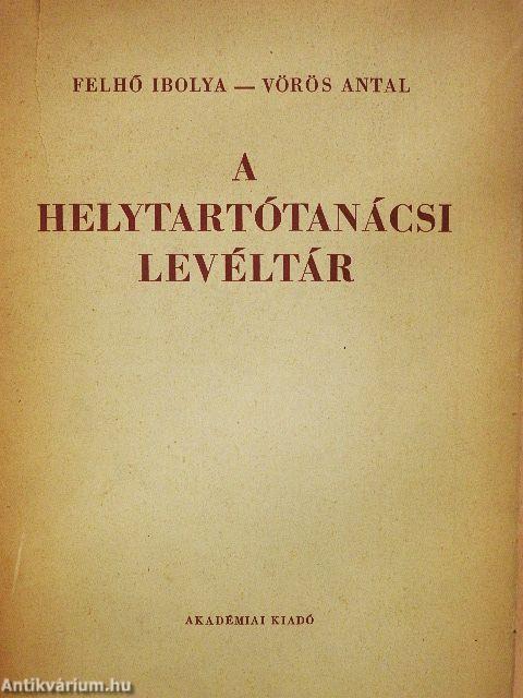A helytartótanácsi levéltár