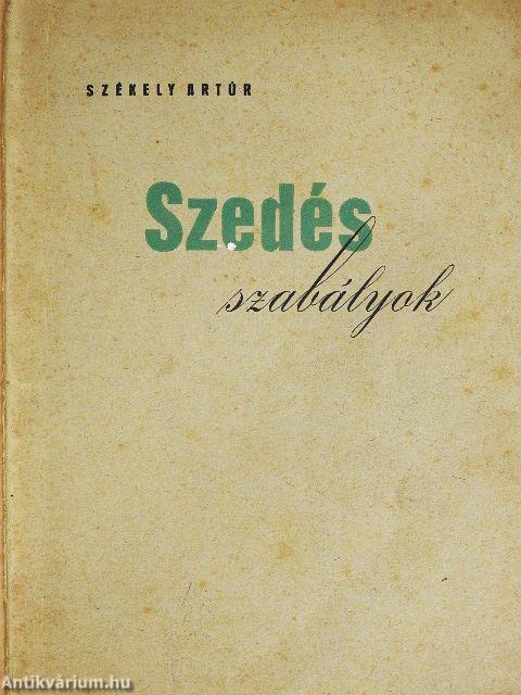 Szedésszabályok