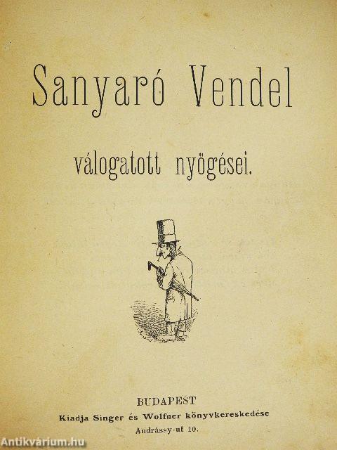 "Nem illik!"/Sanyaró Vendel válogatott nyögései/A dandy