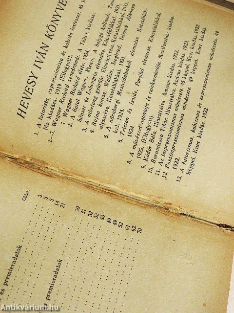 Wagner Richárd zenedrámái 1-6.