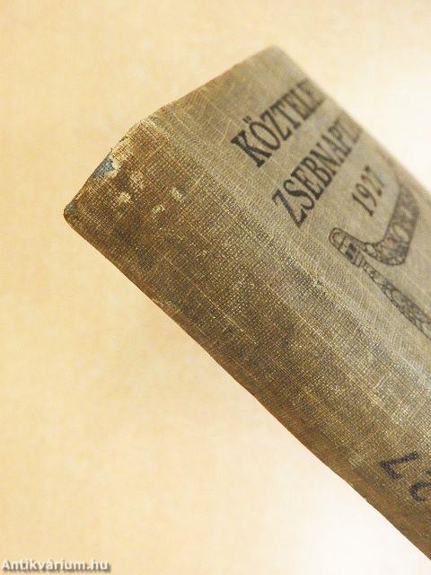 Köztelek zsebnaptár 1927.