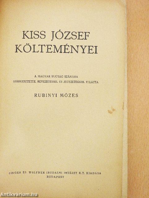 Kiss József költeményei