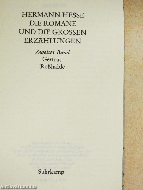 Die Romane und die grossen Erzählungen 1-8.