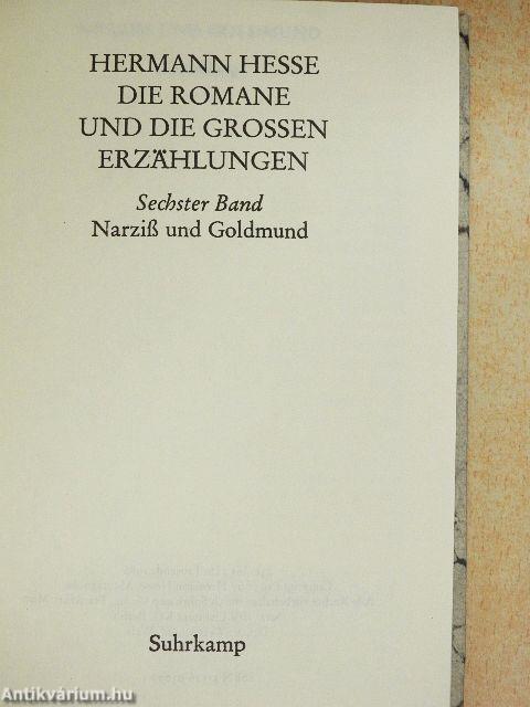 Die Romane und die grossen Erzählungen 1-8.