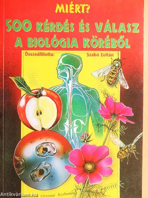 500 kérdés és válasz a biológia köréből