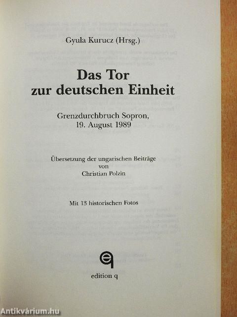 Das Tor zur deutschen Einheit