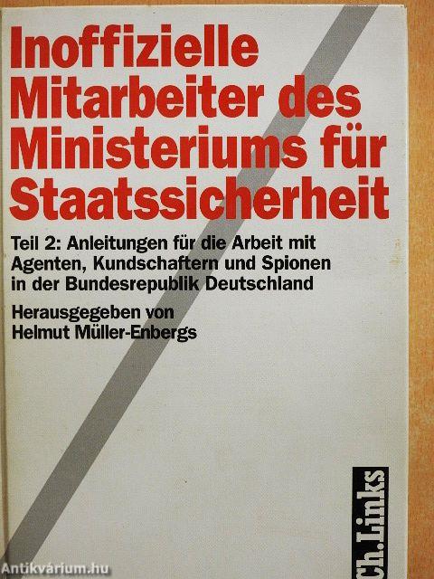 Inoffizielle Mitarbeiter des Ministeriums für Staatssicherheit II.