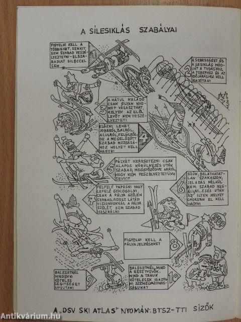 1982. évi túraterv