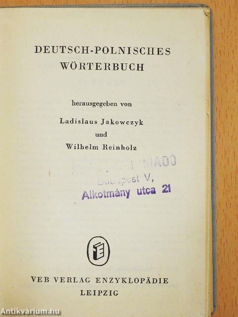 Deutsch-Polnisches Wörterbuch
