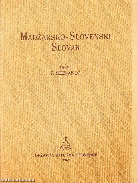 Madzarsko-slovenski slovar