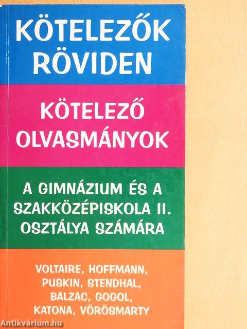 Kötelező olvasmányok