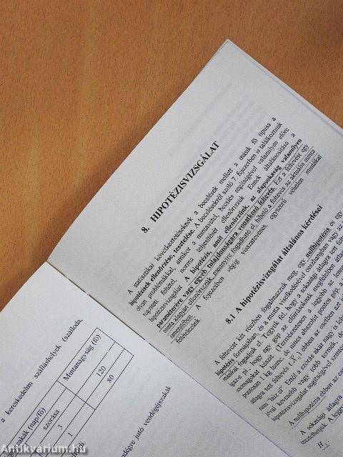 Statisztikai módszerek és alkalmazásuk a gazdasági, üzleti elemzésekben