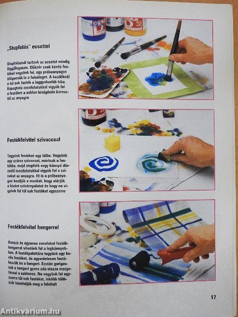 Textilanyagok színezése, festése