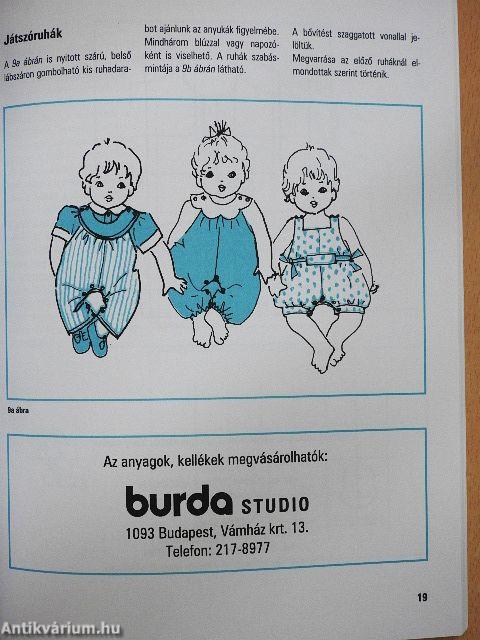 Gyerekruhák szabása és varrása