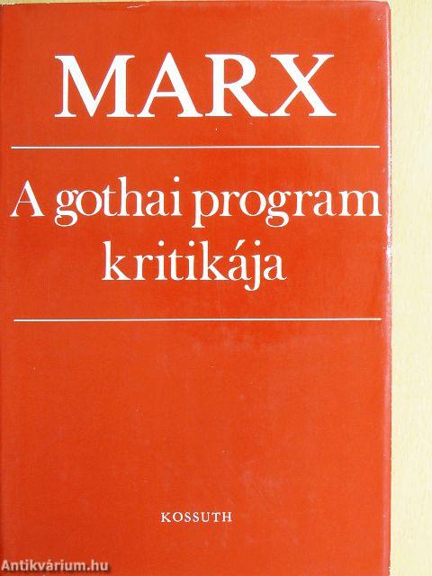 A gothai program kritikája