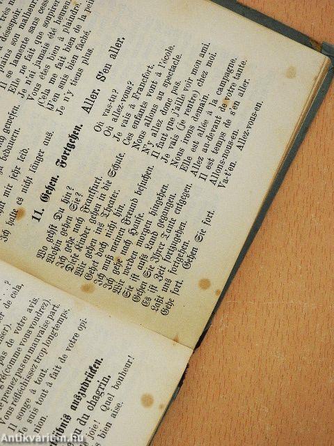 Neues französisch-deutsches Gesprächsbuch zum Schul- und Privatgebrauch (gótbetűs)