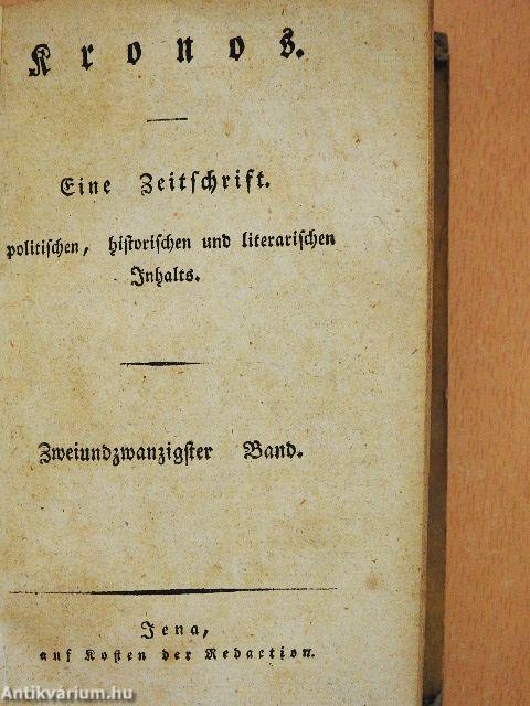 Kronos 22. (gótbetűs)