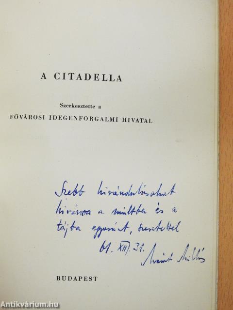 Citadella (dedikált példány)