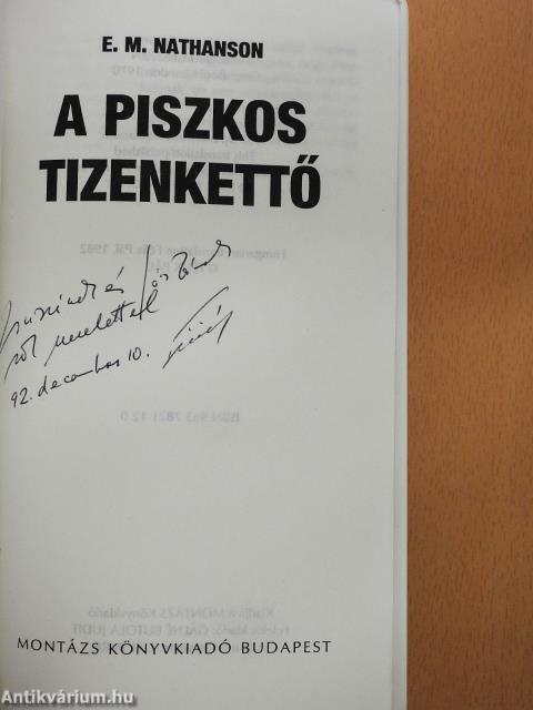 A piszkos tizenkettő (dedikált példány)
