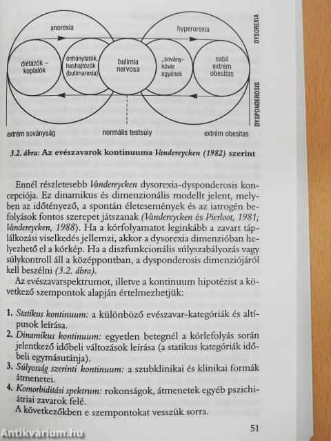 A táplálkozási magatartás zavarai: az anorexia nervosa és a bulimia nervosa (dedikált példány)