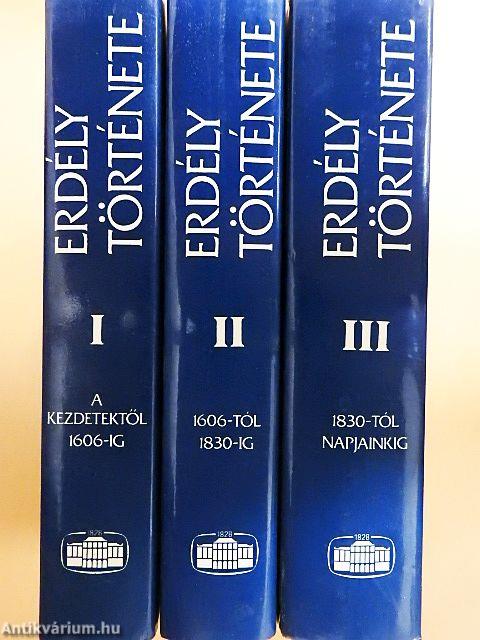 Erdély története I-III.