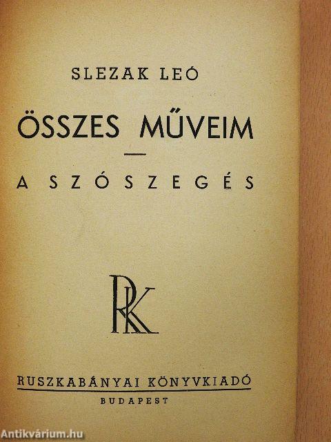 Összes műveim/A szószegés