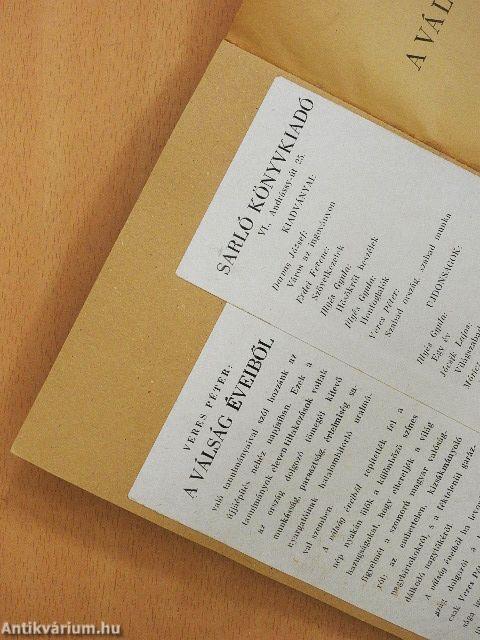 A válság éveiből