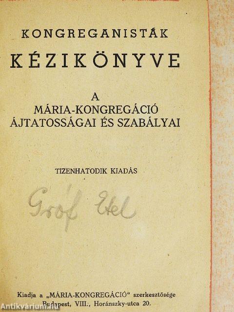 Kongreganisták kézikönyve