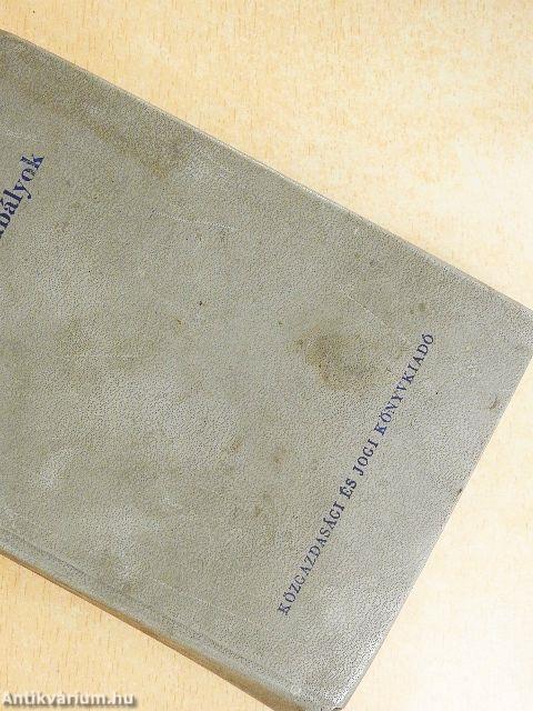 Büntető jogszabályok