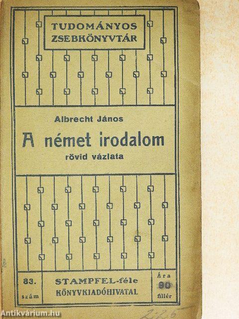 A német irodalom rövid vázlata