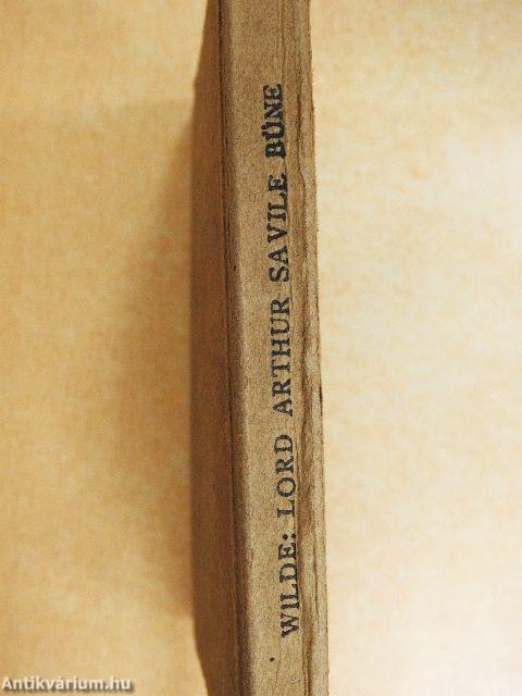 Lord Arthur Savile bűne