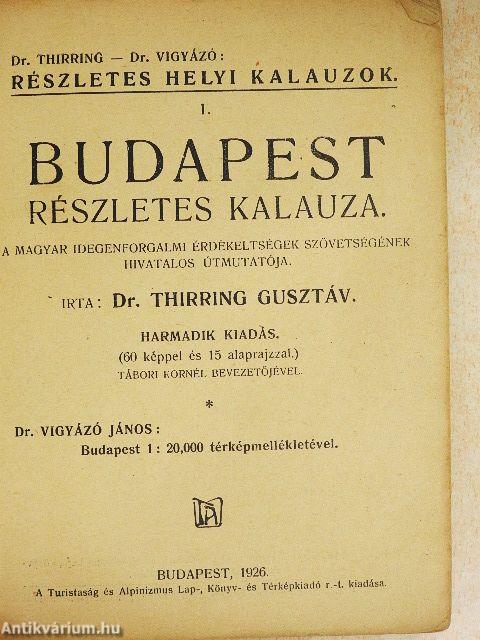 Budapest részletes kalauza