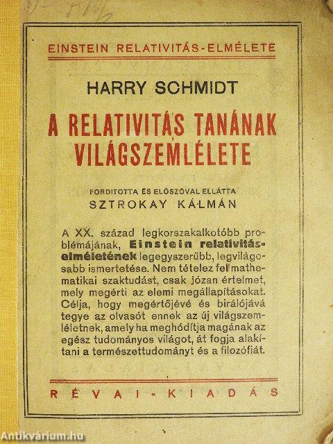 A relativitás tanának világszemlélete