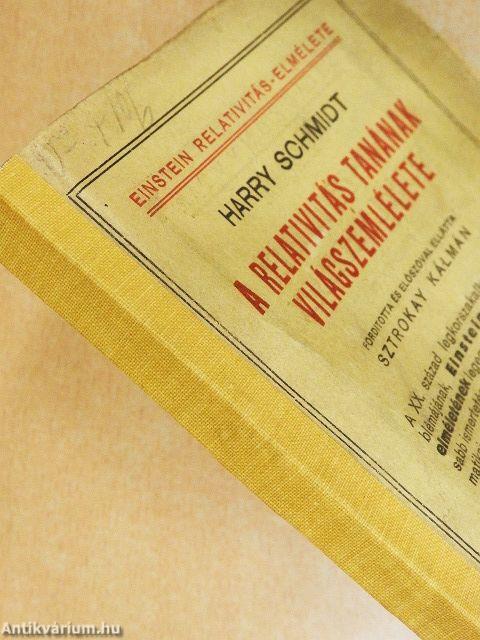 A relativitás tanának világszemlélete