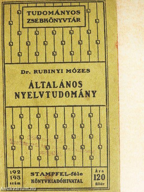 Általános nyelvtudomány