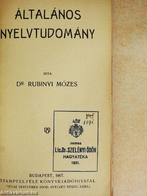 Általános nyelvtudomány