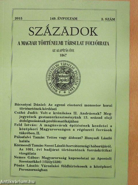 Századok 2015/2.