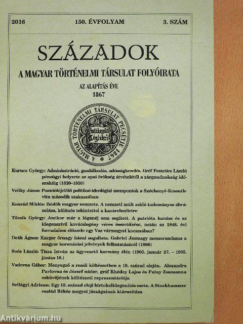 Századok 2016/3.