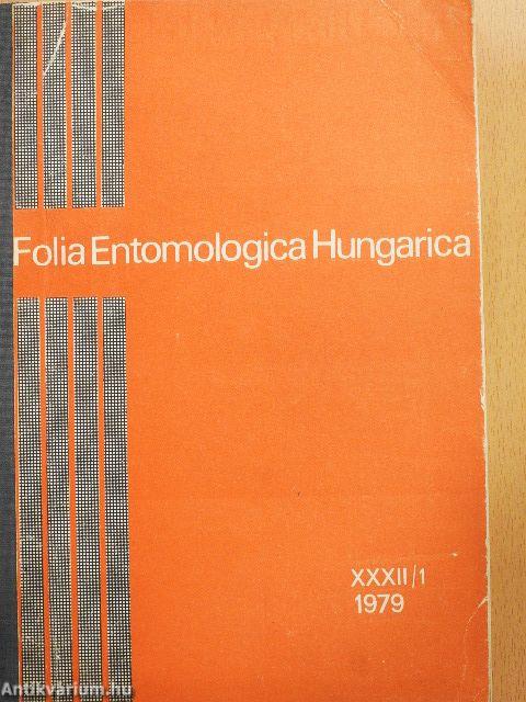 Folia Entomologica Hungarica 1/1979.