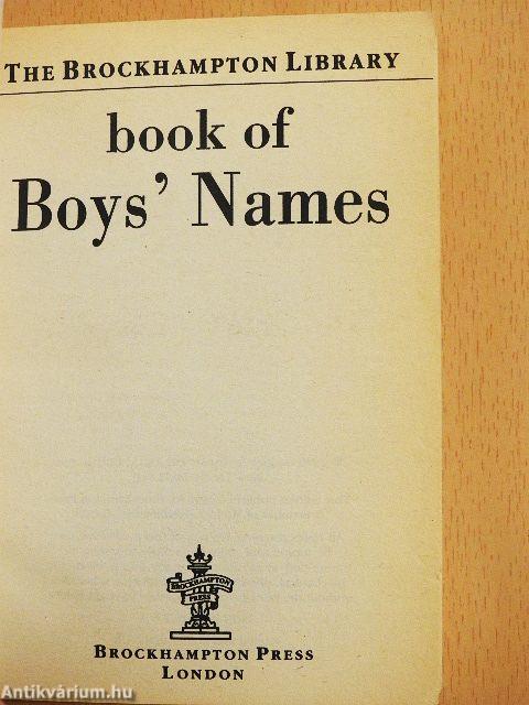 Book of Boys' Names