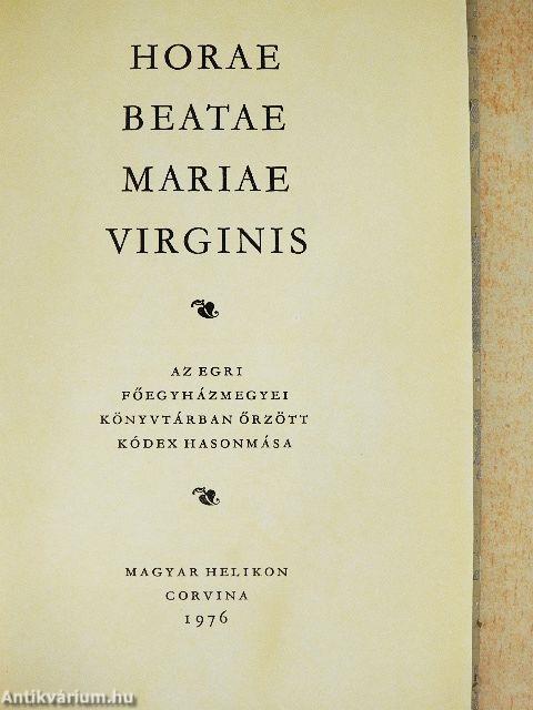 Horae Beatae Mariae Virginis