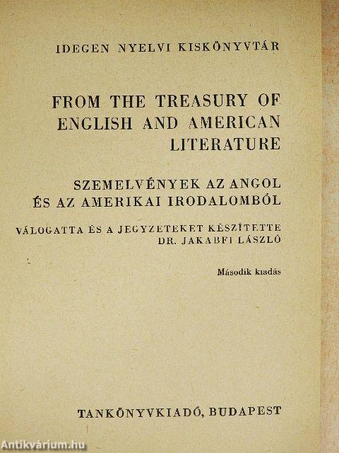 From the Treasury of English and American Literature