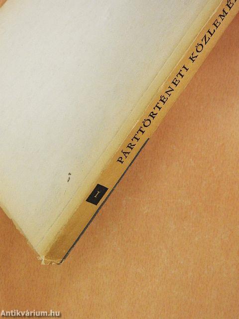 Párttörténeti Közlemények 1977. március