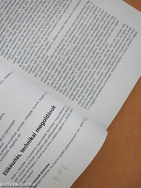 A szárazvirág-kötés gyakorlata